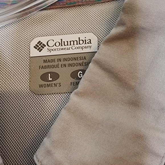 Columbia Omni Shade Outdoor Womens Top Blouse Zippers Short Sleeve Summer Hiking - Picture 6 of 8